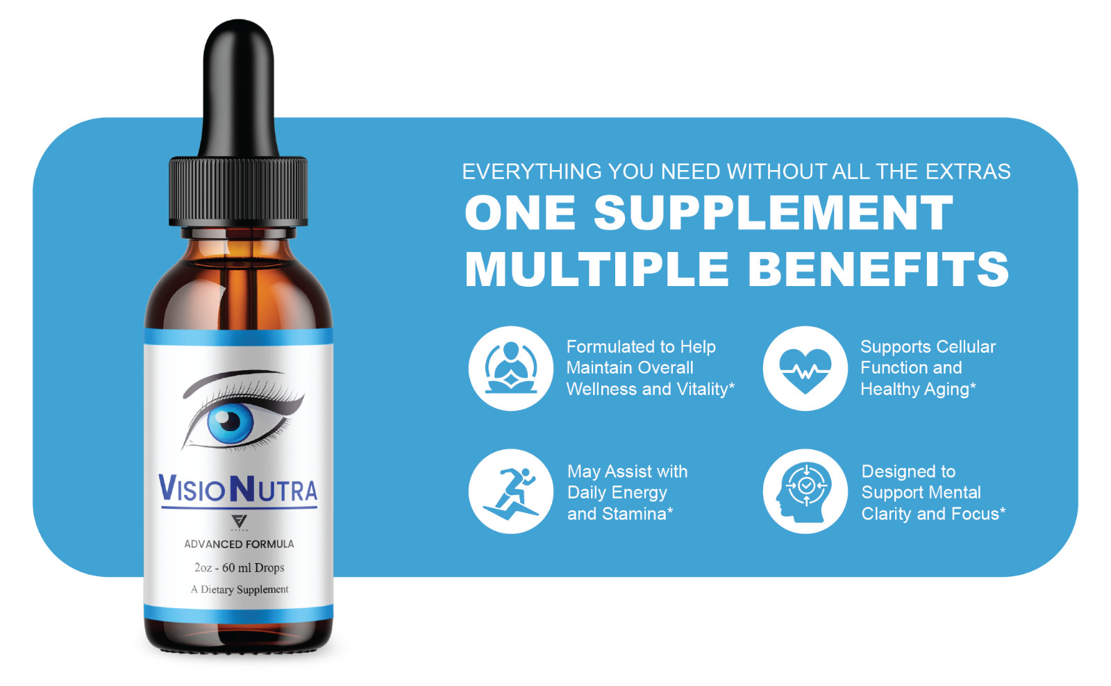 (3 Pack) Visio Nutra Advanced Drops, Vision Nutra Eye Support (6oz)