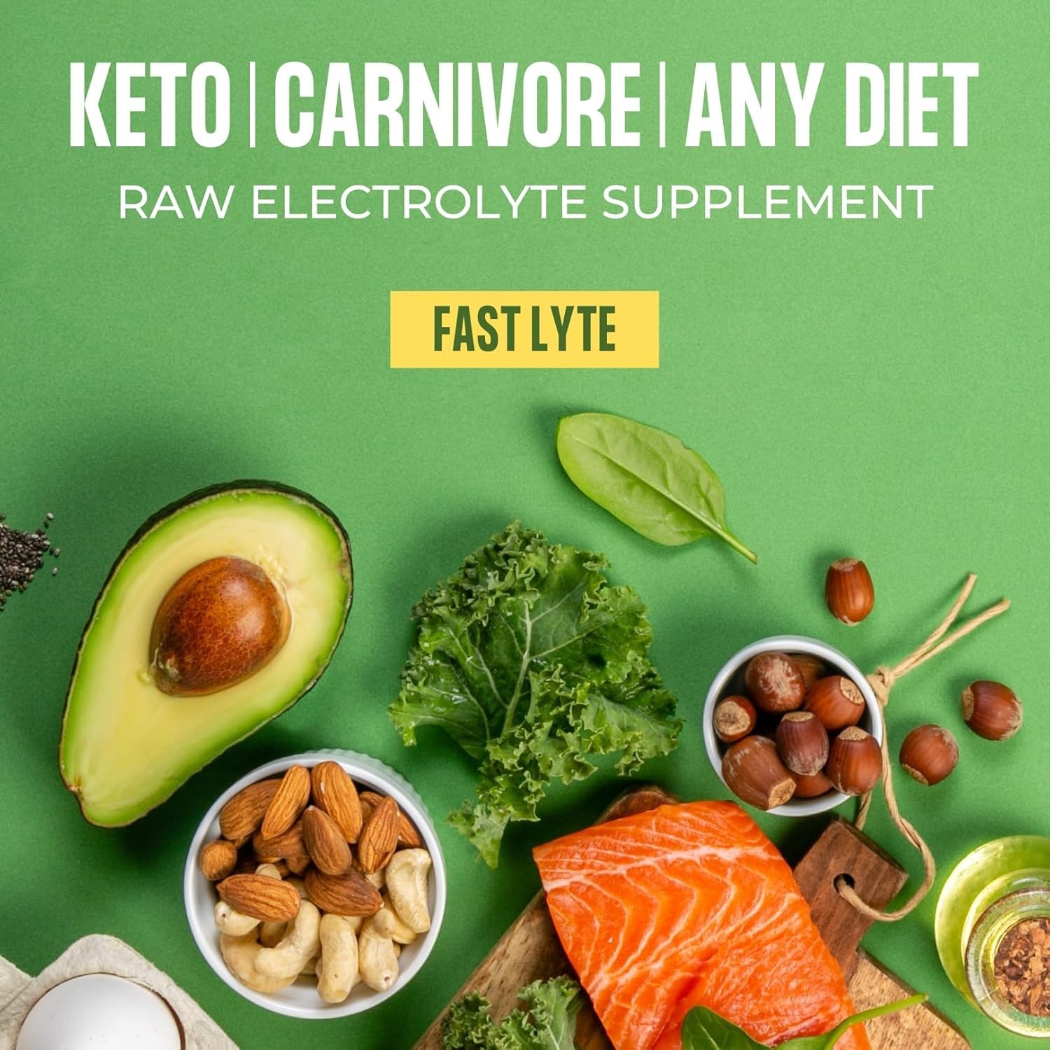 Fast Lyte Fasting Electrolyte Powder Sugar Free Keto Unflavored Minerals 21 oz