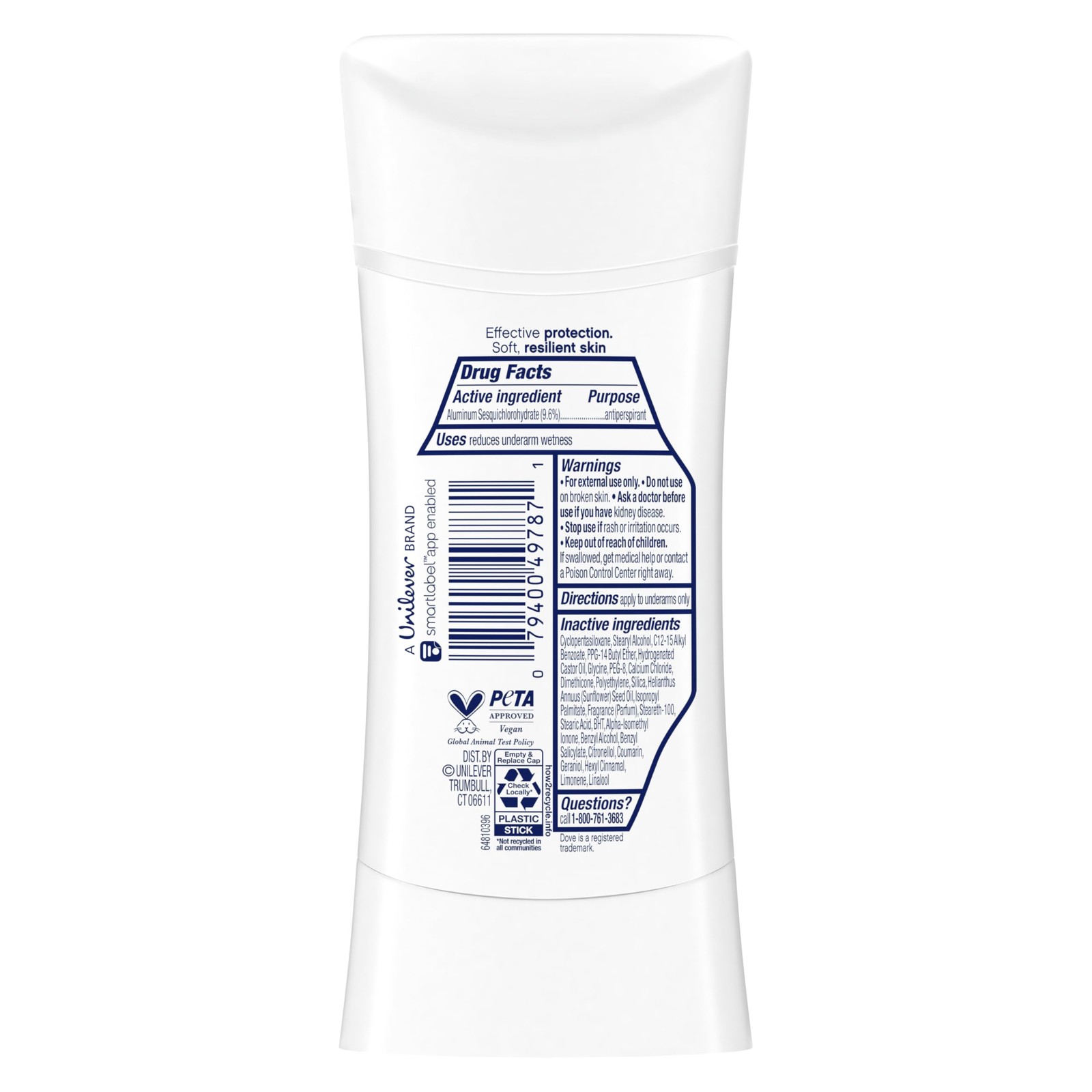 Dove Advanced Care Antiperspirant Deo Stick Cucumber & 2.6 Ounce (Pack of 1)