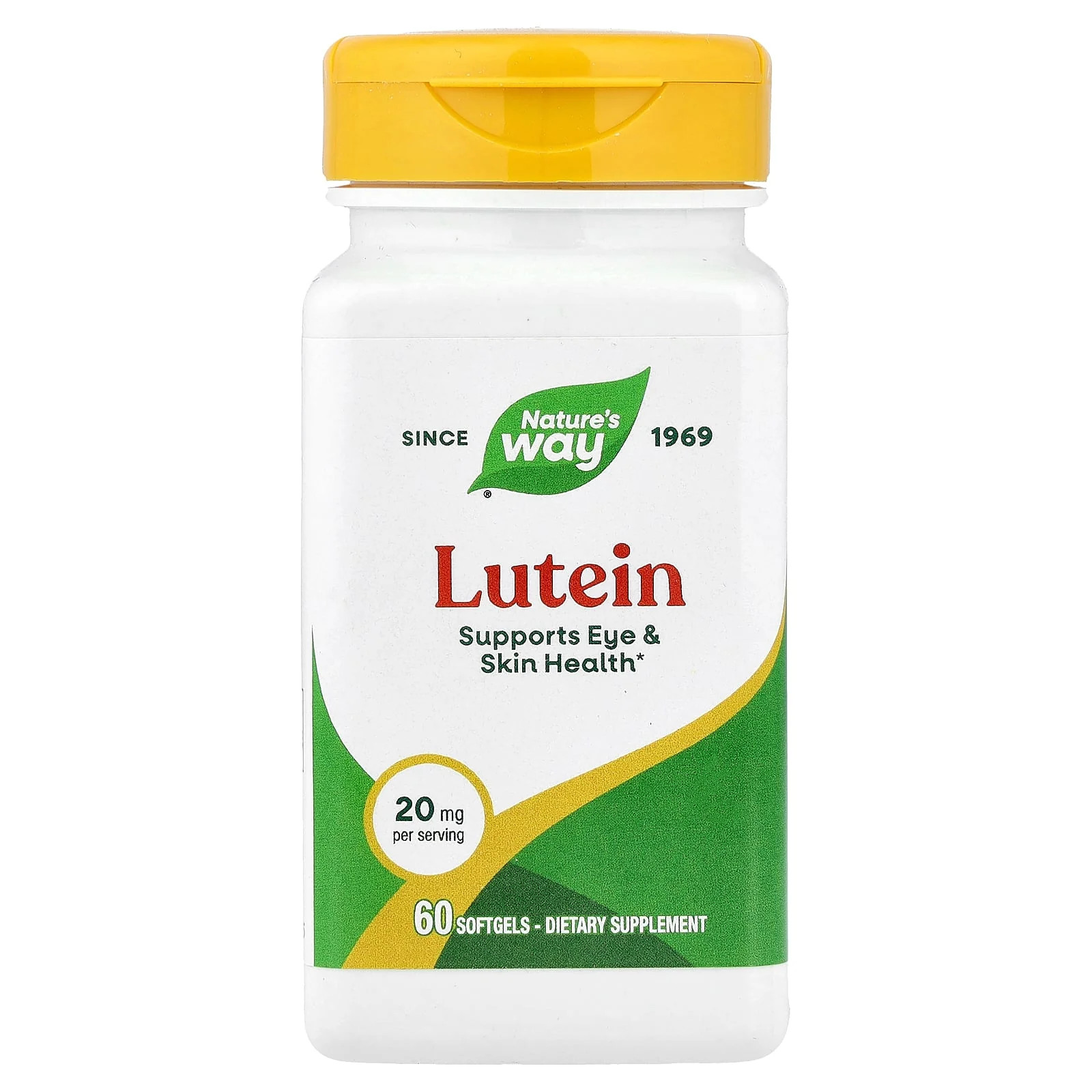 2 X Nature’s Way, Lutein, 20 mg, 60 Softgels