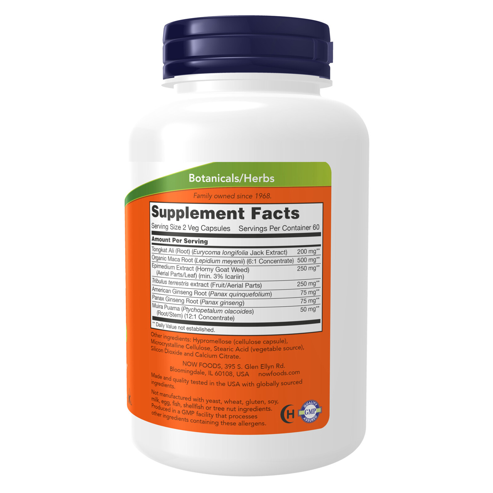 NOW FOODS TestoJack 200 120 Veg Capsules