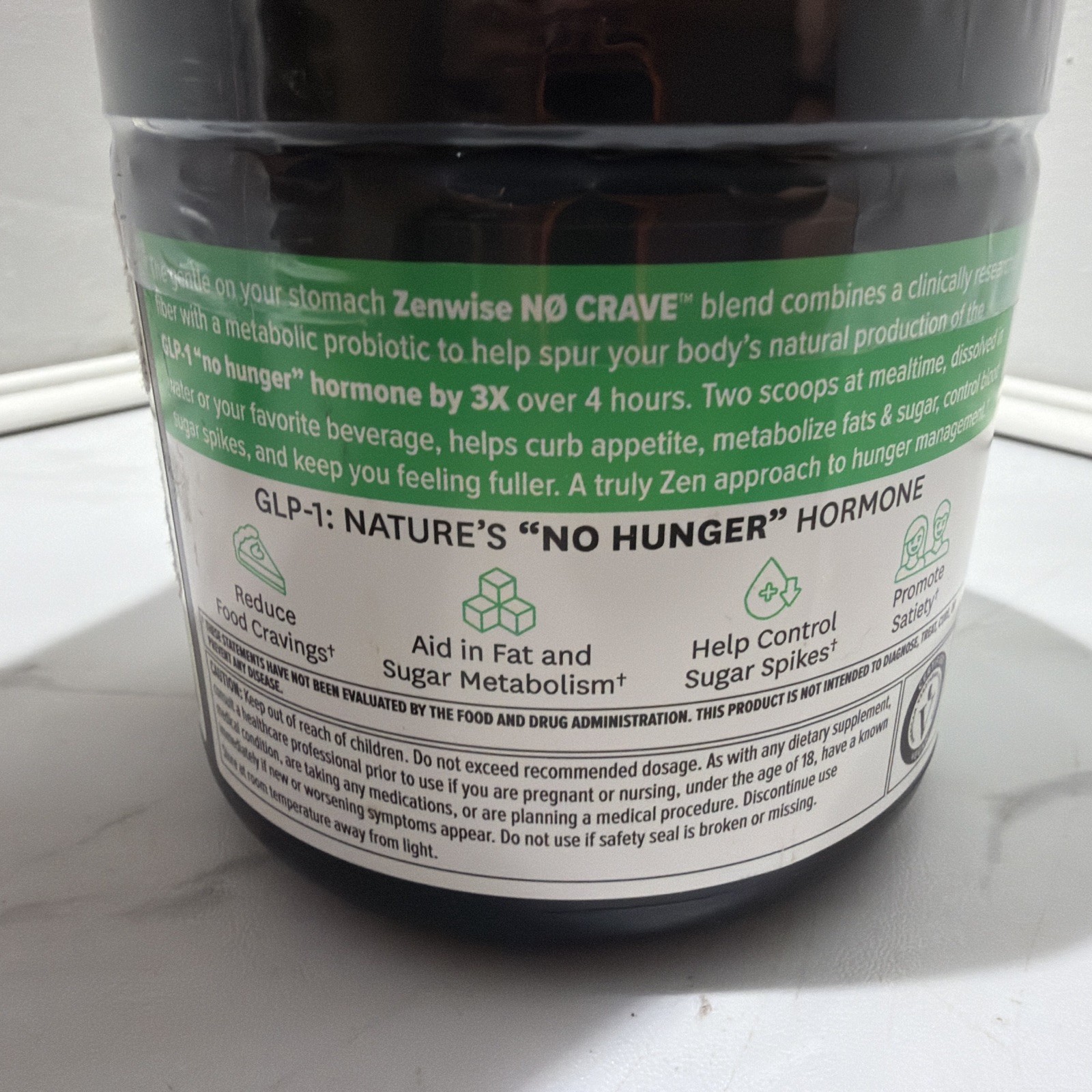 Zenwise Daily Prebiotic Fiber Probiotics Gut Support 5.29oz – New Factory Sealed