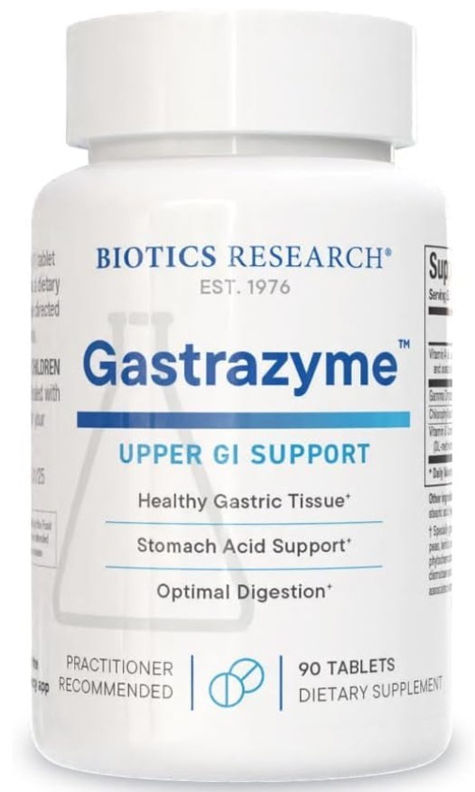 Biotics Research Gastrazyme & Bio-K-Mulsion Bundle (90 Tabs + 1oz Liquid)