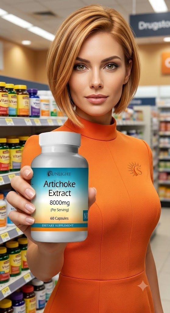 Artichoke Extract, 8000 mg capsules serving- limited stock