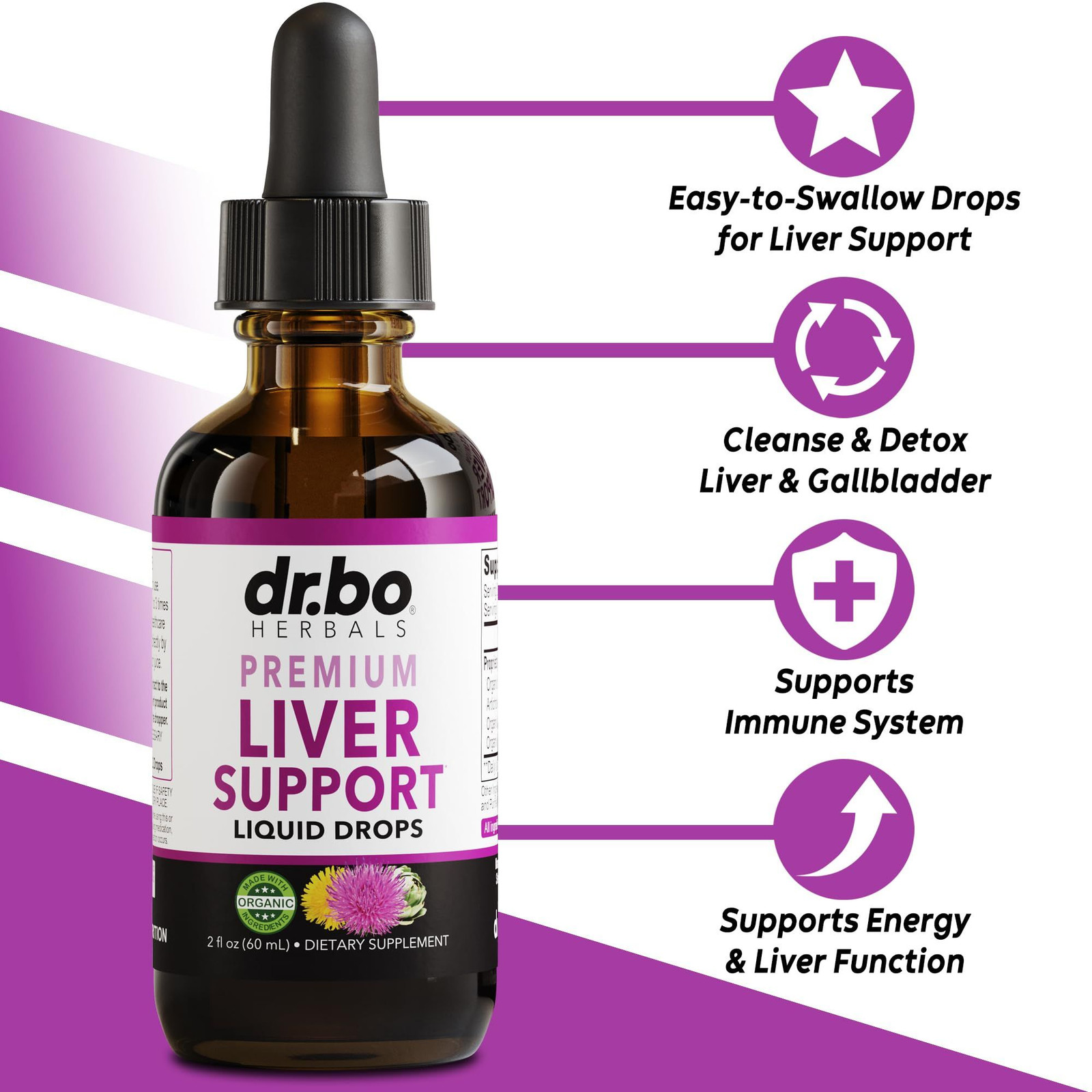 Liver Cleanse Detox & Repair Organic – Natural 2 Fl Oz (Pack of 1)