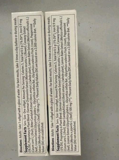 2 Iberogast Dual Action Digestive Relief, Daily Herbal 30×2=60 Softgels EX 6/26