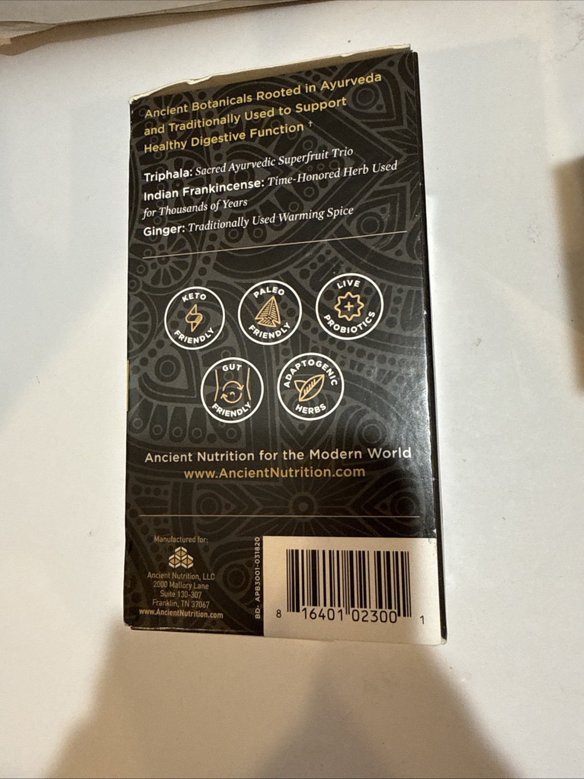 (4) Ancient Nutrition Probiotics Gut Restore Digestive 90 Capsules EXP 02/2026
