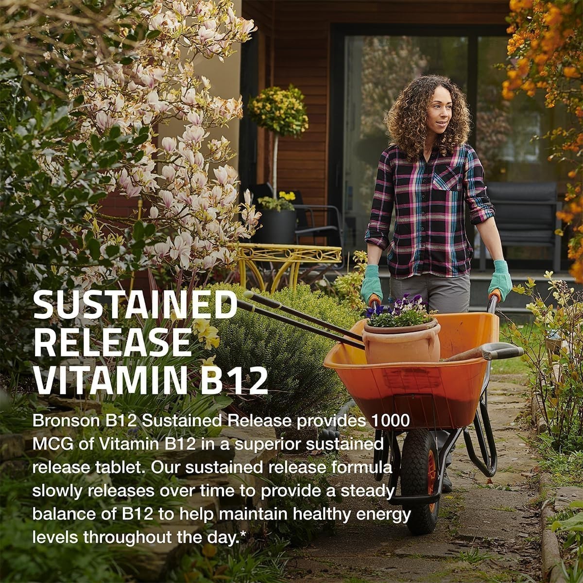 Bronson Vitamin B12 1000 mcg Sustained Release Premium 100 Count (Pack of 1)
