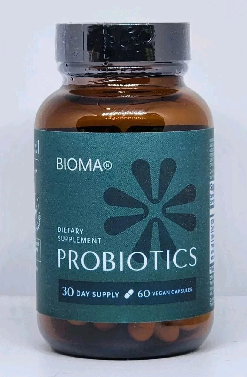 Bioma – Probiotics – 30 Day Supply – Digestive & Gut Health – Vegan |EXP 9/26|