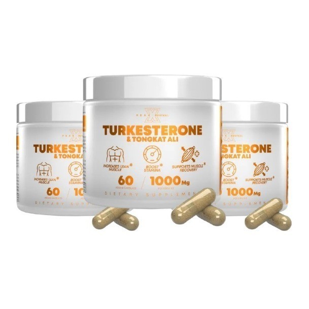 NEW LUXRY Peak Turkesterone Revival X 1K Mg Capsule Count Health Formula Natural