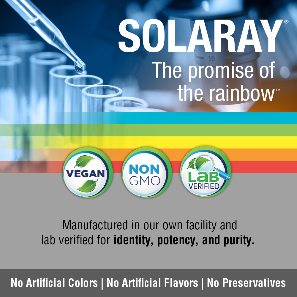 Solaray Lobelia Aerial 50mg | Non-GMO & Vegan | 100 VegCaps