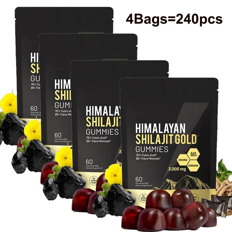 Shilajit 300 Gummies, Shilajit Micronutrient Supplement, Himalayan Premium fresh
