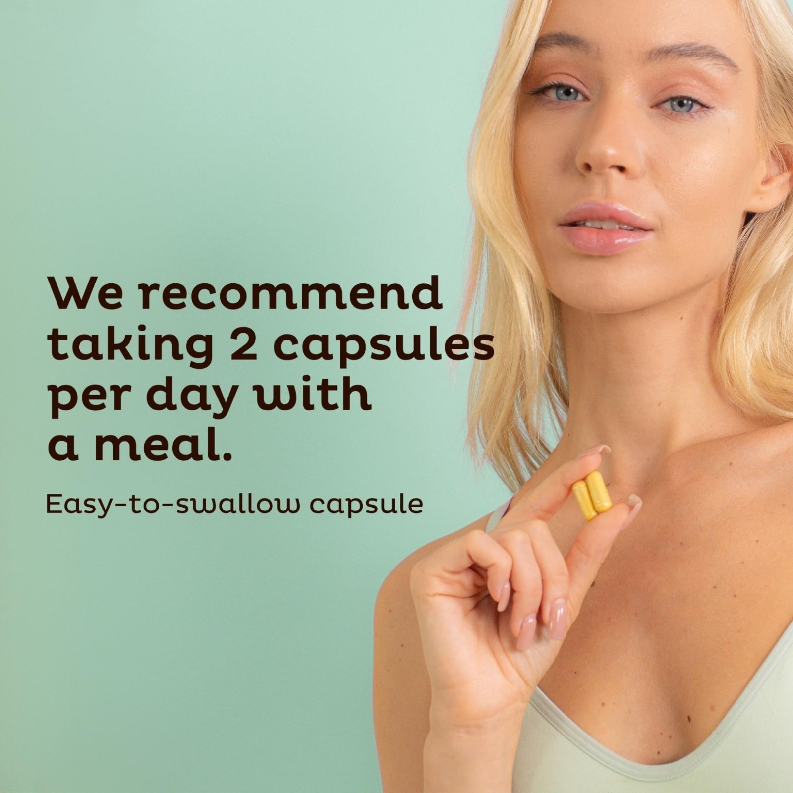 Gut Health Supplement for Bloating Relief & Leaky Gut 60 Capsules