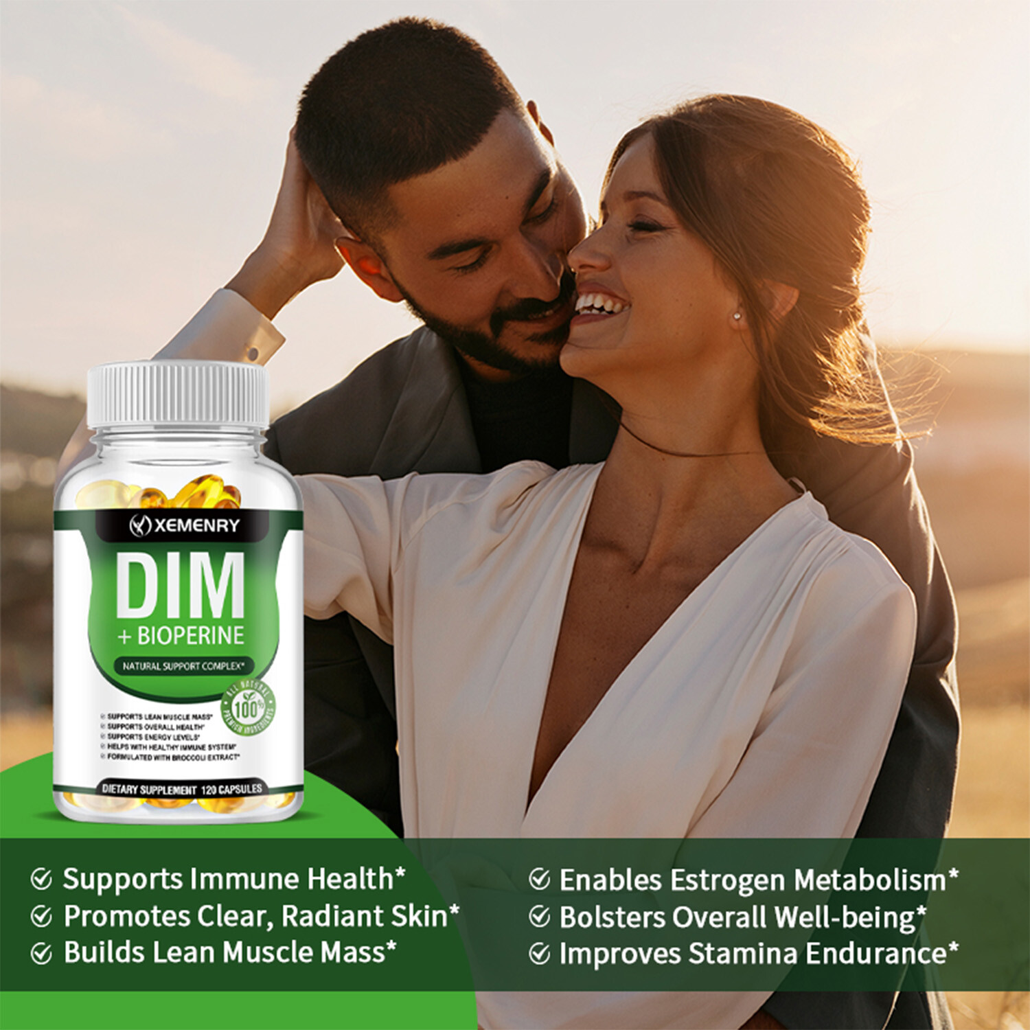 DIM(Diindolylmethane) 910mg – Menopause, PCOS, Supports Hormonal Balance & Detox