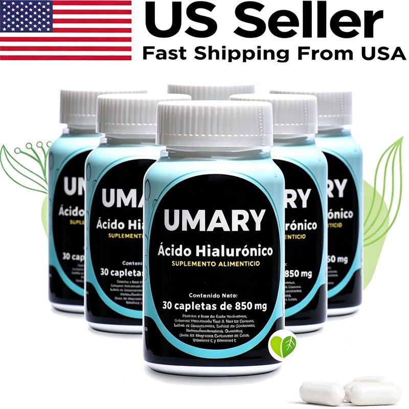 3-15 Bottles Hyaluronic Acid 30 Capsules 850mg Daily Health Supplement New US