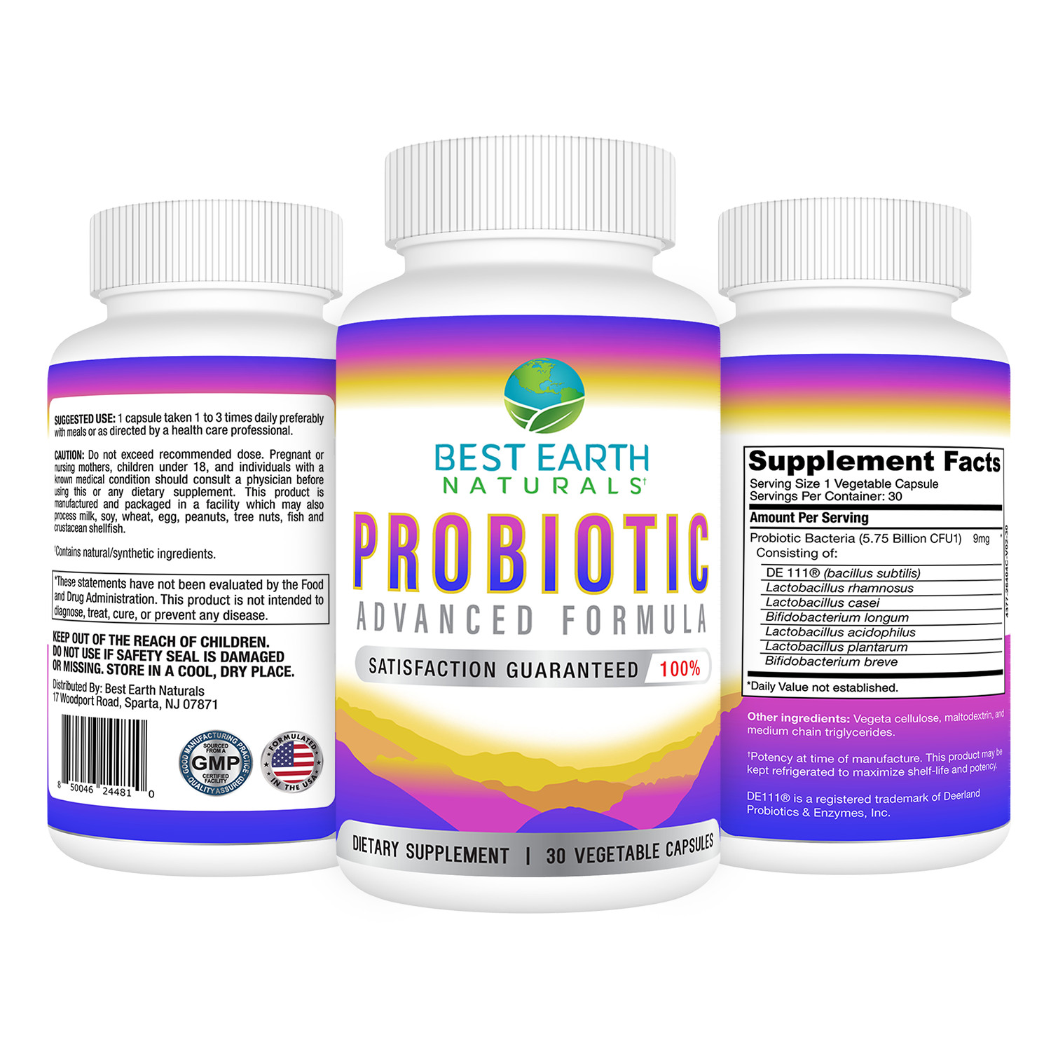 Probiotic Advanced Formula by Best Earth Naturals Buy 2 Get 1 FREE 3 Pack