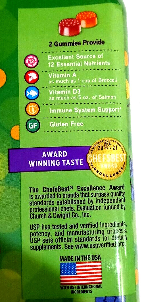 Vitafusion MultiVites 260 Multivitamin Gummies Daily Health Support EXP 03/2025