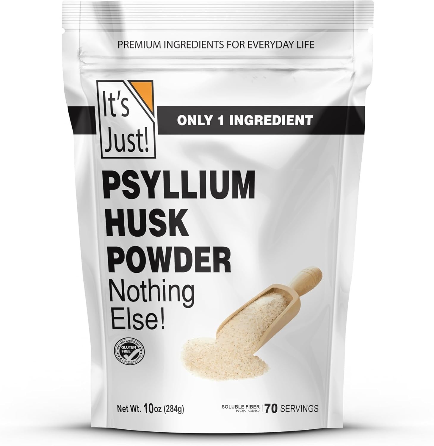 Organic Non-GMO Psyllium Husk Powder, Unflavored 10oz – Perfect for Keto Recipes