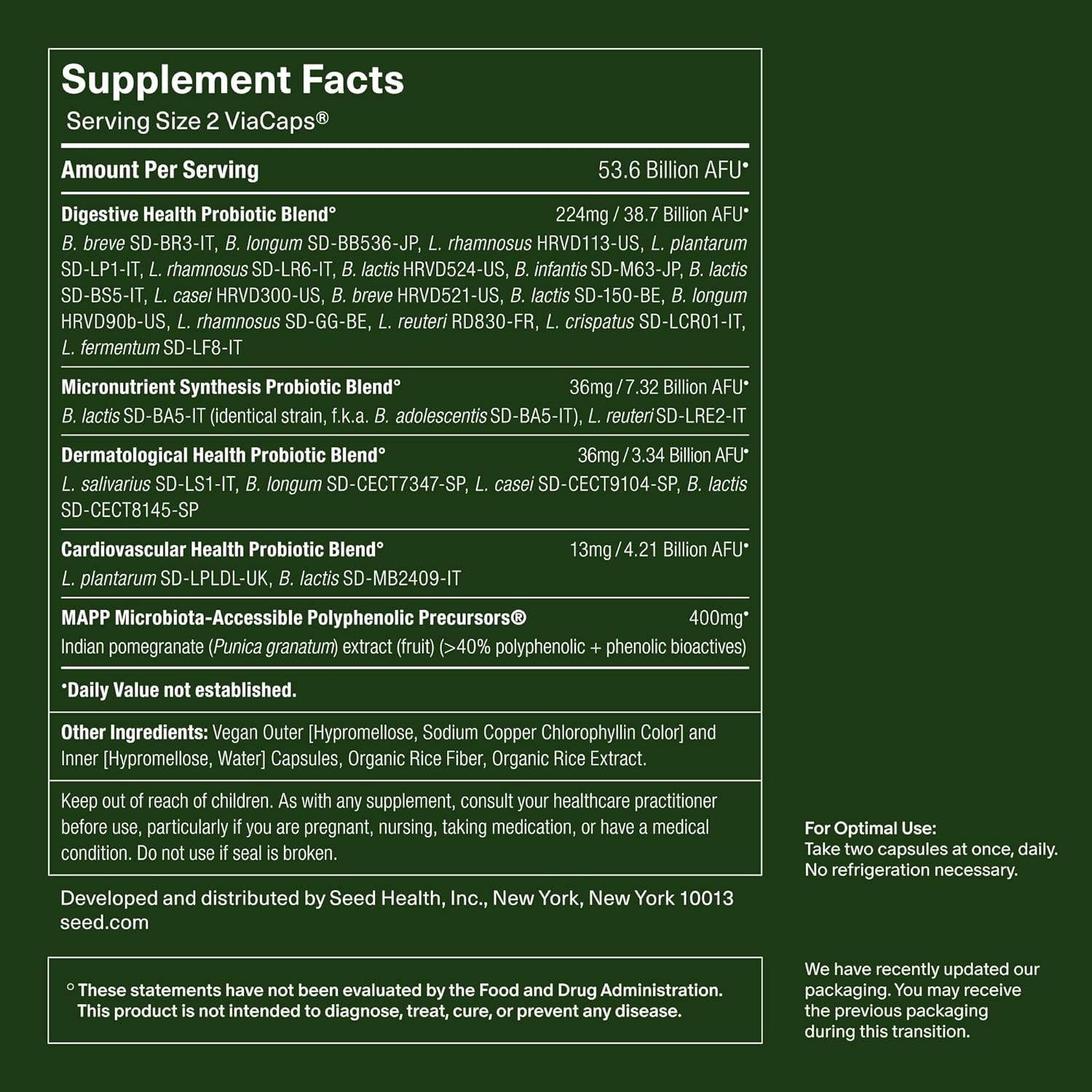 DS-01 Daily Synbiotic for Digestive Health & Immune Support – 30 Days