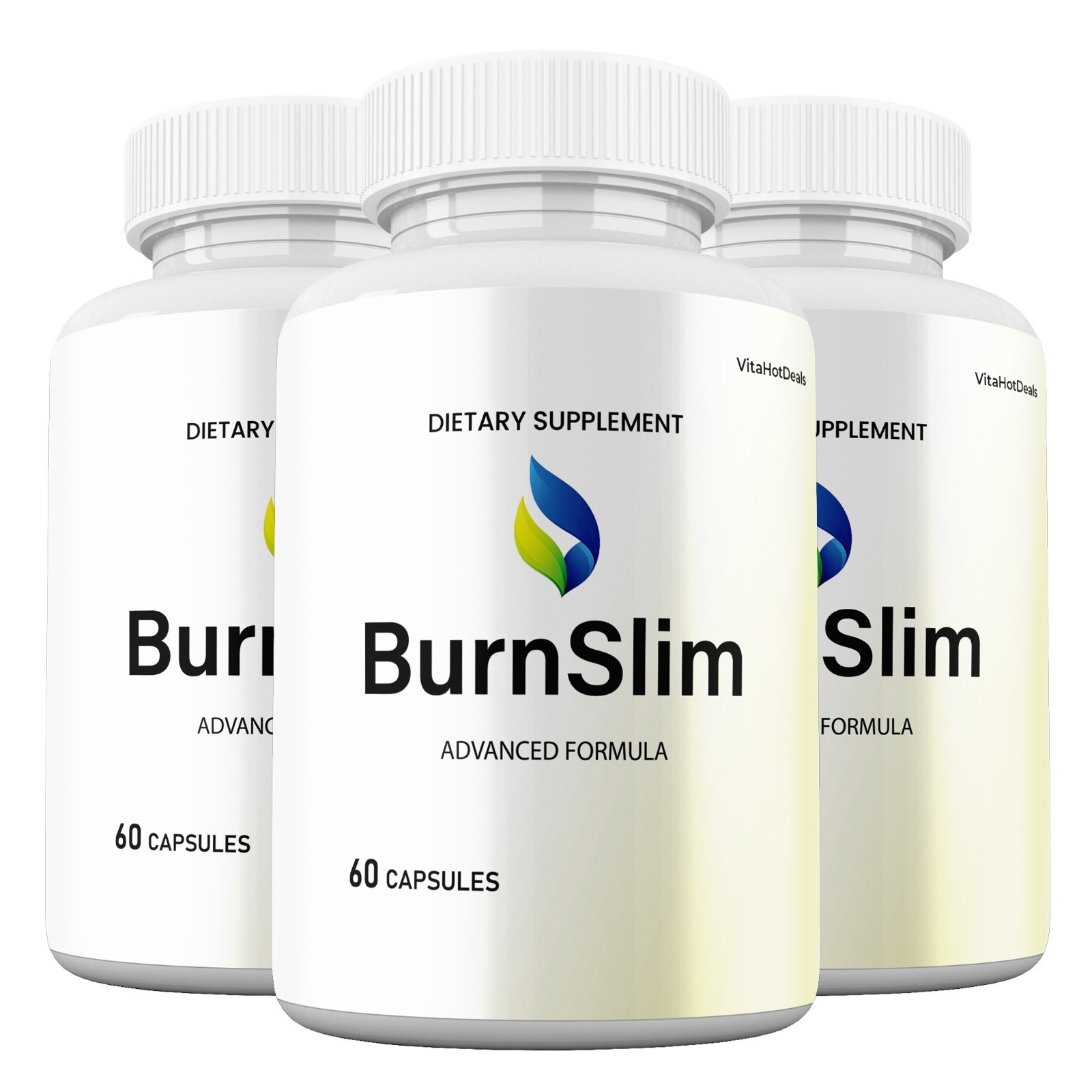 BurnSlim Capsules, Max Strength, Burn Slim Natural Supplement (3 pack)