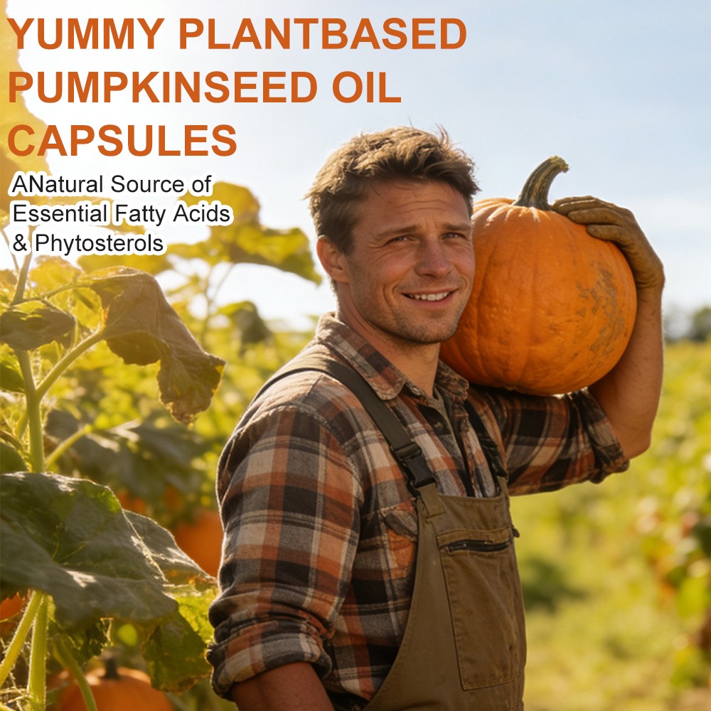 3000mg Pumpkin Seed Oil Saw Palmetto 120 Softgels Bladder Health, Immune Support