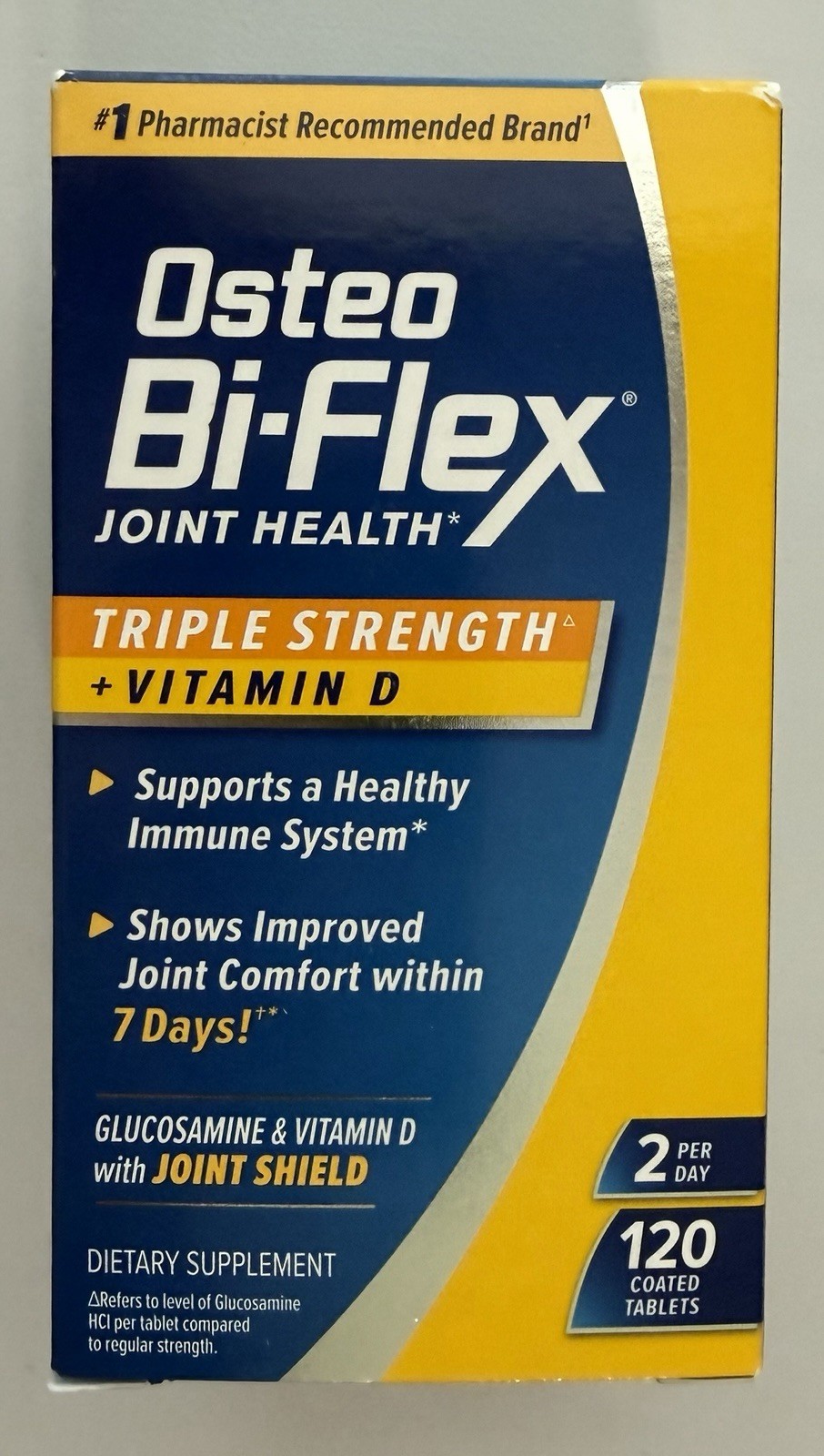Osteo Bi-Flex Triple Strength Glucosamine Joint Supplement 120 Coated Tablets