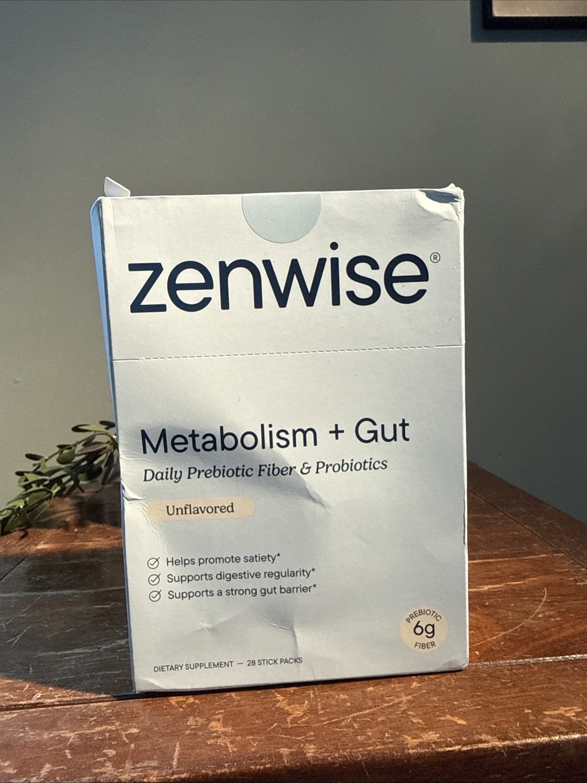 Zenwise Metabolism + Gut Health Supplement 28 Stick Packs