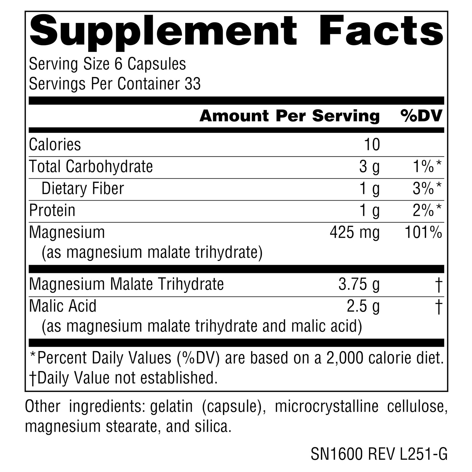 Source Naturals Magnesium Malate, Supports Muscles and 200 Count (Pack of 1)