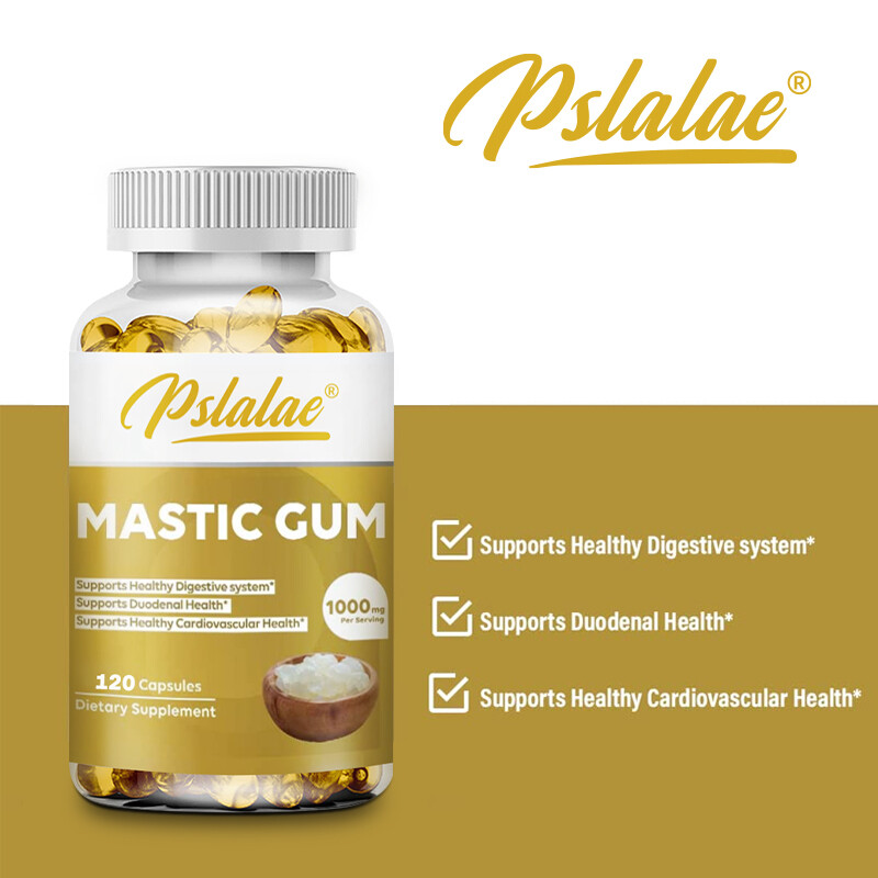 Mastic Gum Capsules 1000mg – Support Gastrointestinal Health, Digestive System