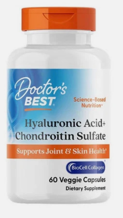 Doctor’s Best Hyaluronic Acid Plus Chondroitin Sulfate With Biocell EXP 06/2027
