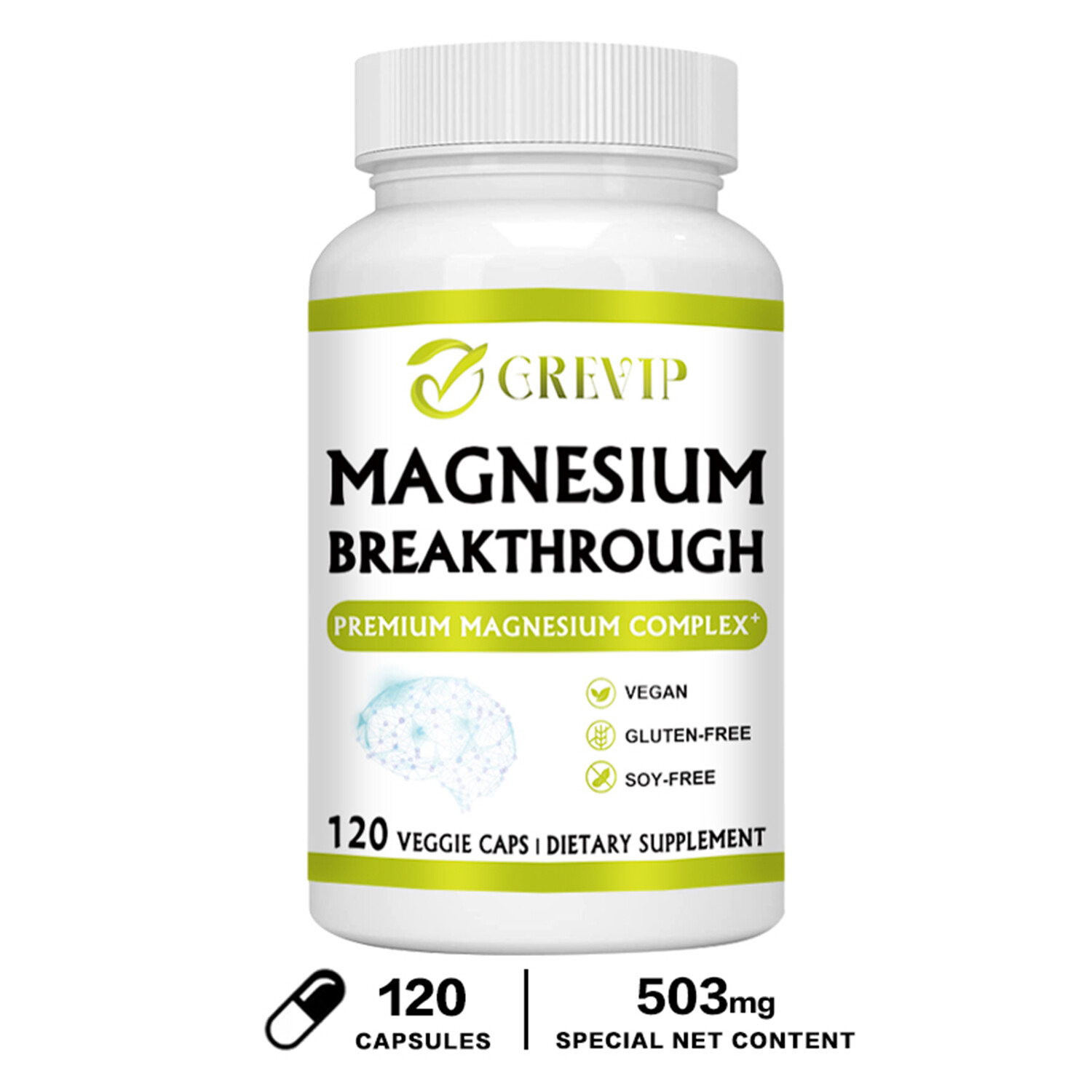 120pcs Magnesium Breakthrough – Support Cardiovascular Health – Magnesium Malate