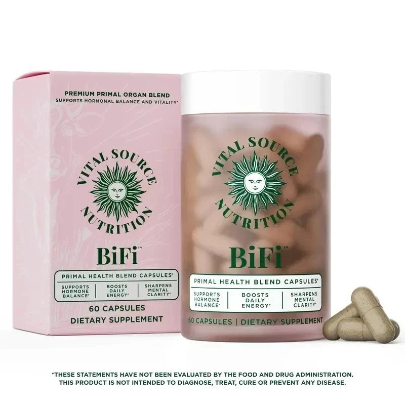 BiFi 60 Capsules Support Hormone Health Energy Stamina Clarity Women Supplement