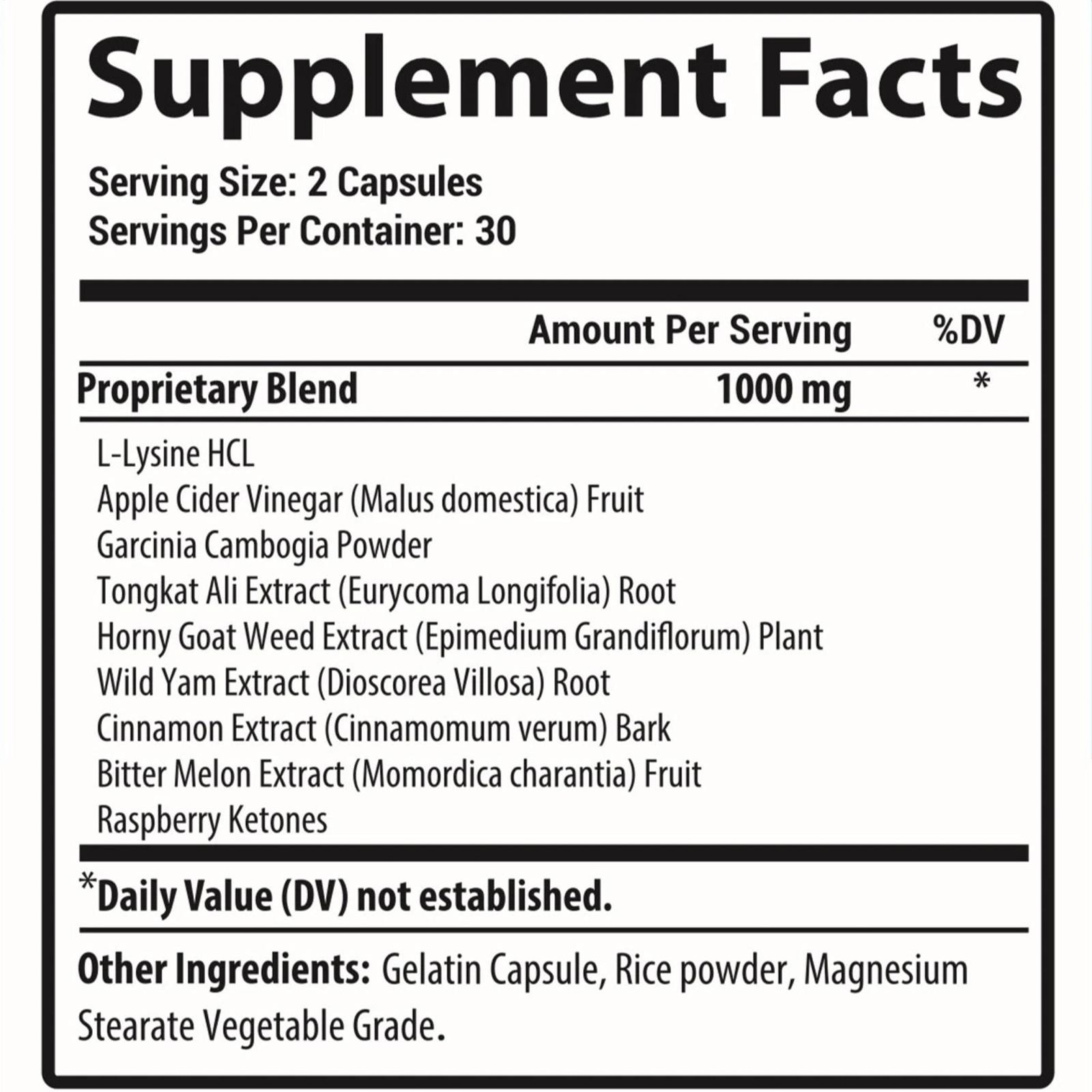 GlykoNex Gluco Capsules Blood Health Support Dietary Supplement 60 Capsules