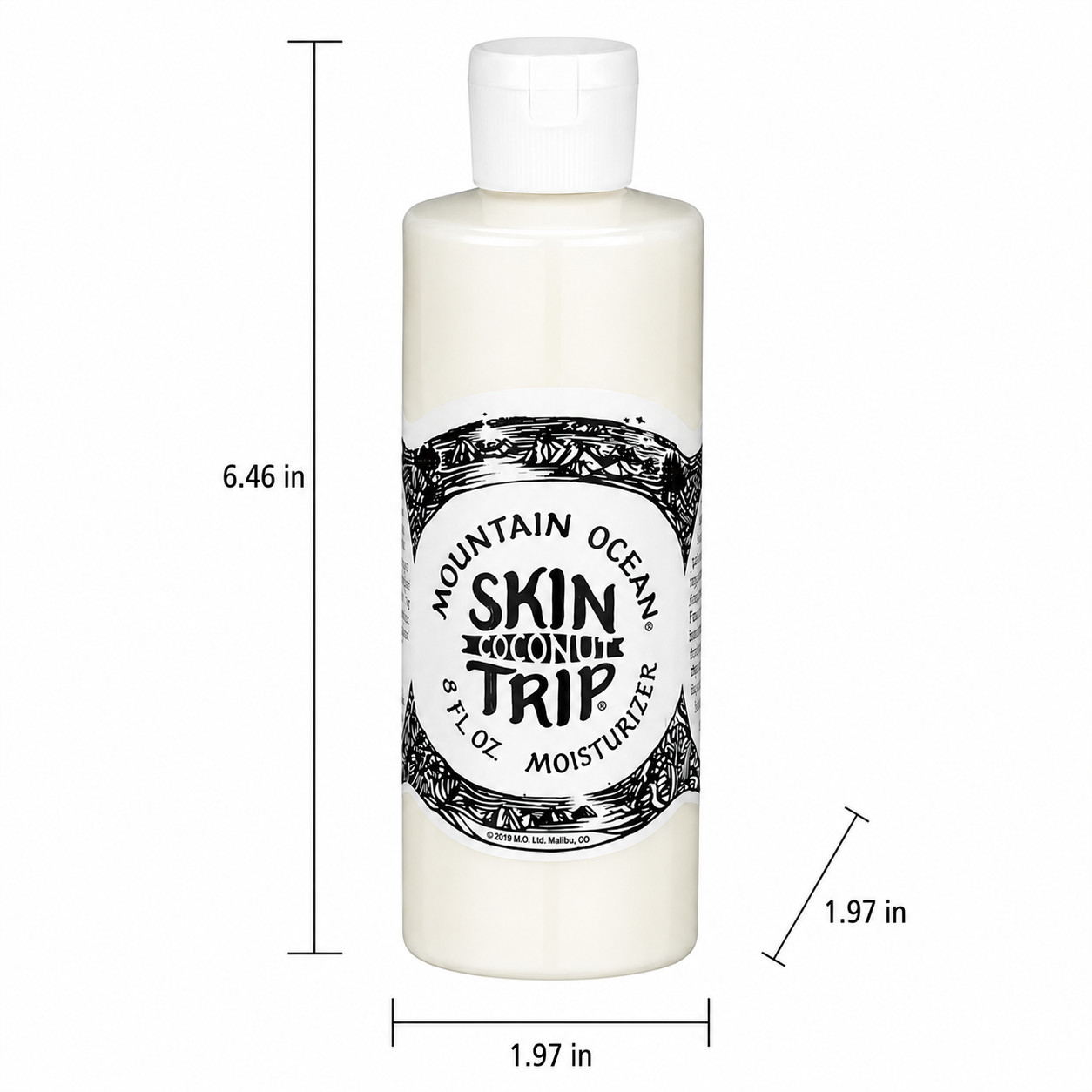 2 Pack Mountain Ocean Skin Trip Coconut Moisturizer 8 oz Lotion