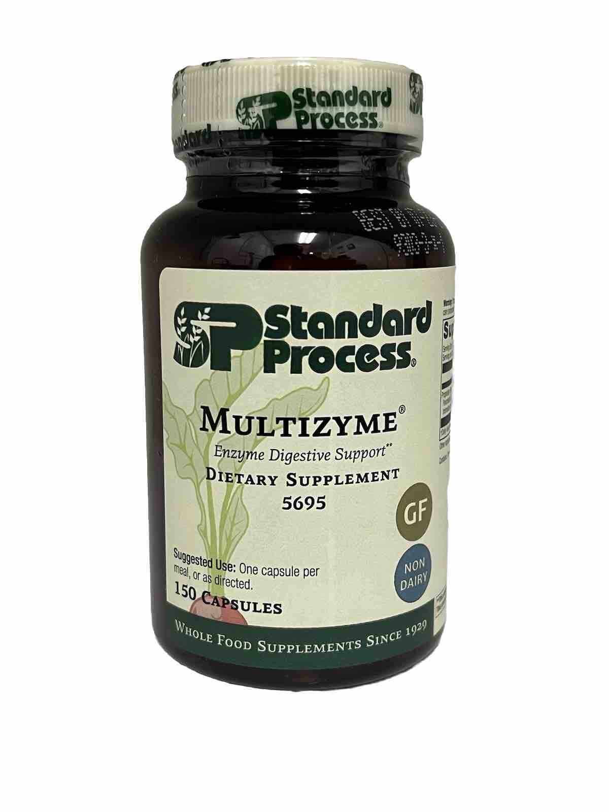 Standard Process Multizyme – Digestive Support – 150 Capsules – Exp. 07/2027