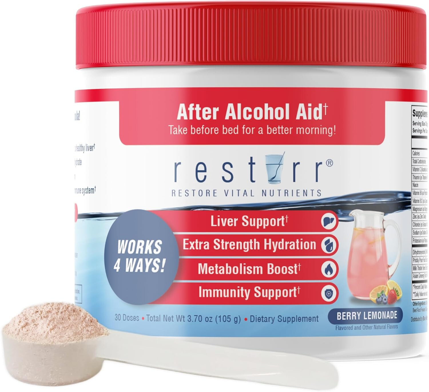 After Alcohol Aid ~ Restirr ~ Restore Vital Nutrients