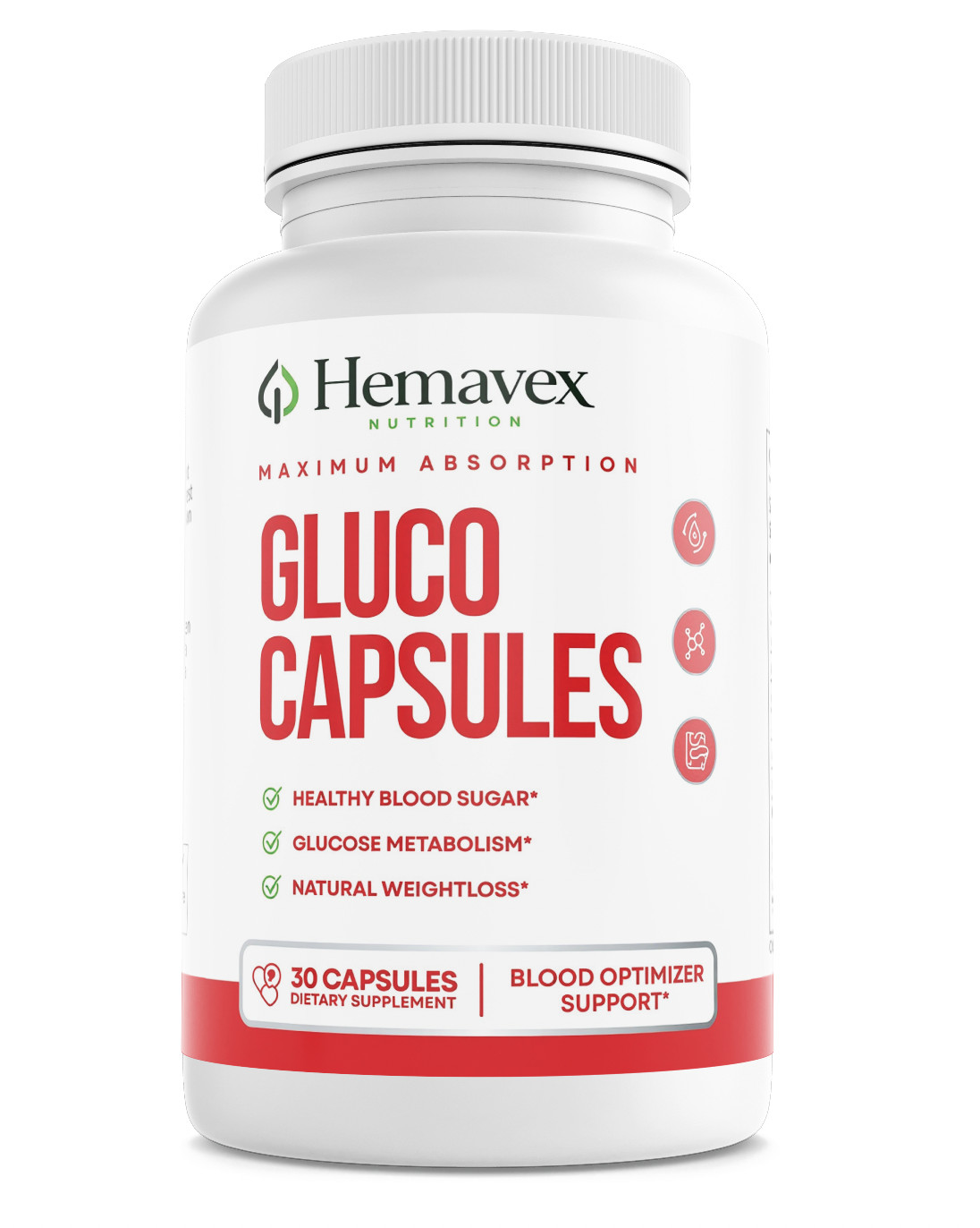 Hemavex Nutrition Blood Health Support Dietary Supplement 30 Capsules