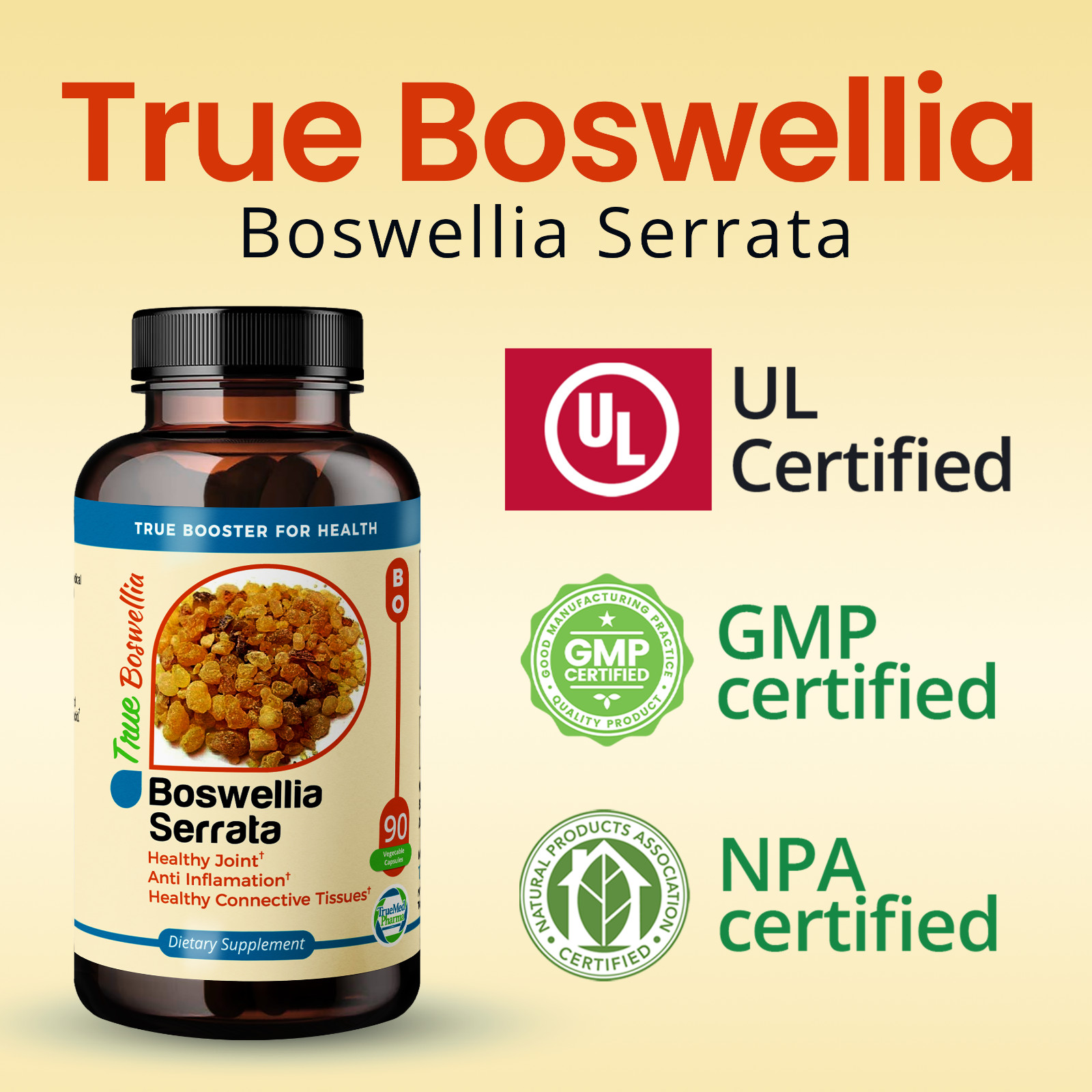 TrueMed- Boswellia Serrata Extract /Healthy Joints and Cartilage Function