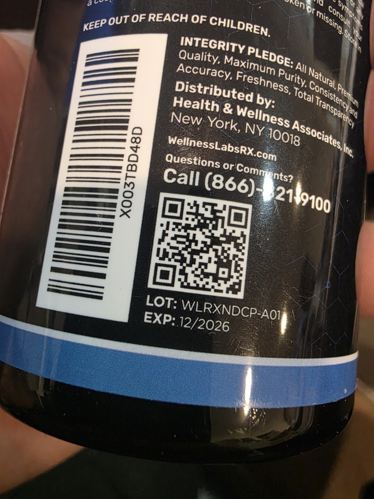 2 X WELLNESS LABSRX Liposomal NAD Supplement, 1500mg – USA Made, NAD Resveratrol