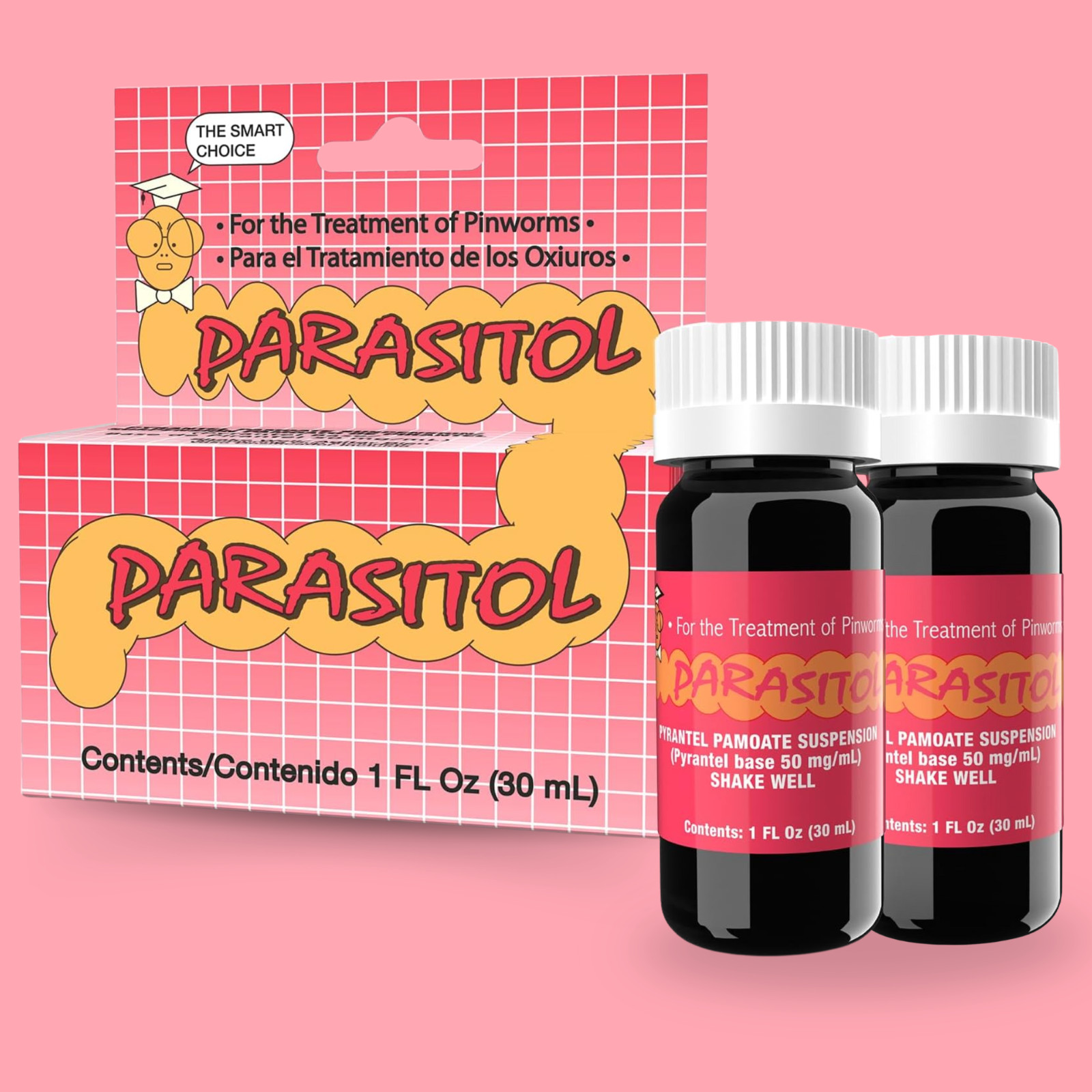 Menper Parasitol Liquid Formula –Digestive Wellness Support, 1 fl oz (2-Pack)