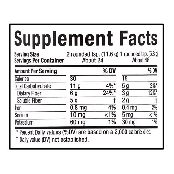Equate Daily Fiber 100% Natural Psyllium Husk Fiber Supplement, Sugar-Free,10 oz