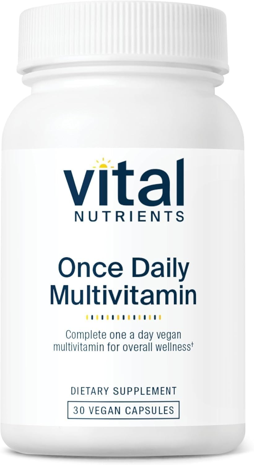 Vital Nutrients Once Daily Multivitamin Vegan Women Men 30 Capsules