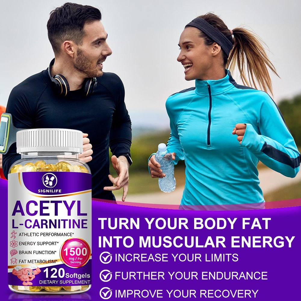 ACETYL L-CARNITINE TABLETS Nervous System Health Antioxidant 120 CAPSULES-