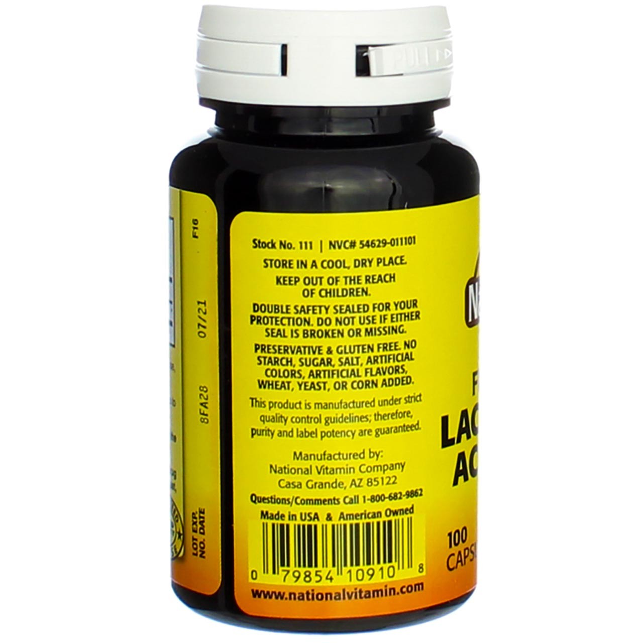Nature’s Blend Lactobacillus Acidophilus Freeze Dried Capsules, 100 Ct