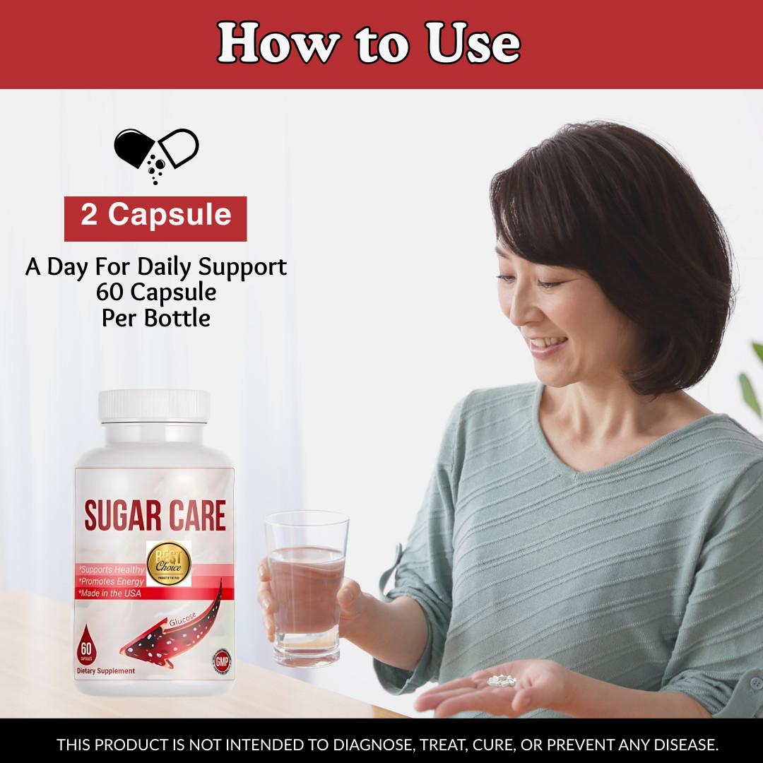 Sugar Care | Advance Support Supplement | Capsules for Men & Women | 300 Capsule