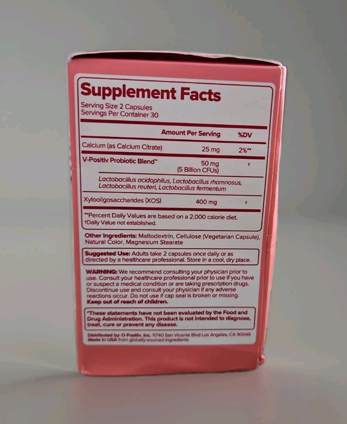 URO Vaginal Probiotics: Balance pH & Promote Odor-Free Vaginal Health, 60 Caps