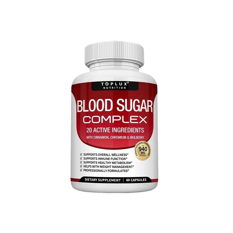 NEW Blood Sugar Complex Capsules w/ Cinnamon, Bitter Melon & Chromium