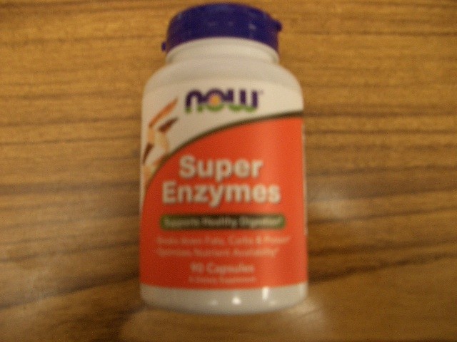 Now Foods Super Enzymes Supports Healthy Digestion 90 Capsules Best By 3/2027