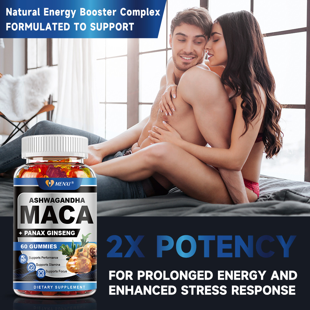MENXI Male Gummies – All Natural Enhancement Support For Men -60 Gummies Non-GMO