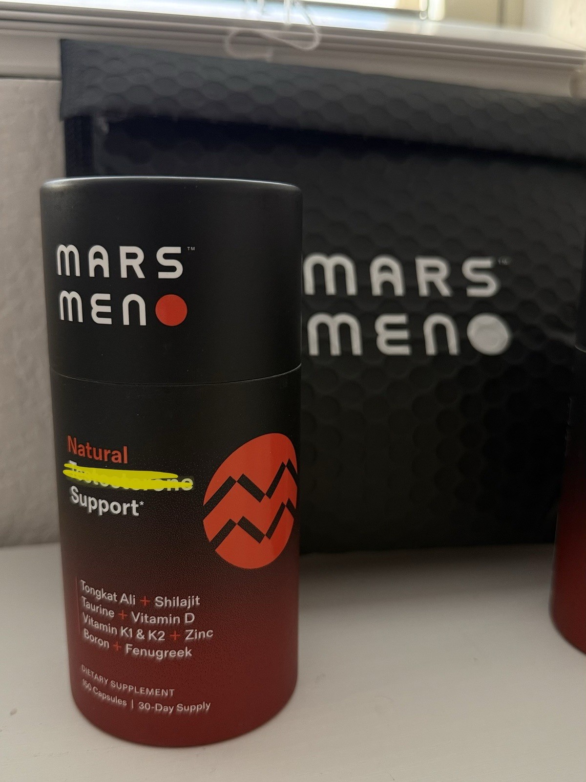 Mars Men Natural T Support Supplement 150 Capsules 90- Day Supply Pack of 3 USA